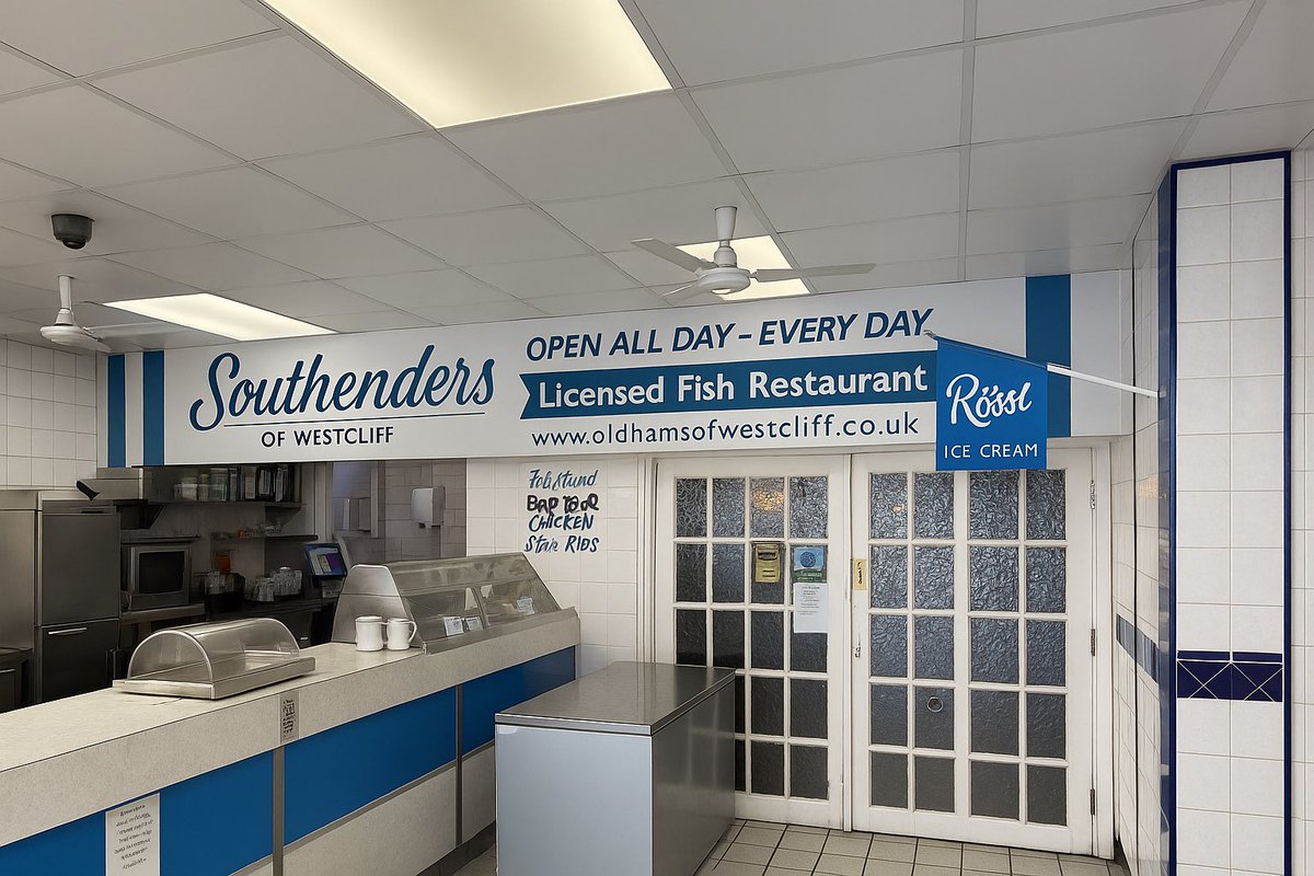 iamwilloldham's tweet image. You can't beat Oldhams, but Southend United can! For this weekend only… oldhamsofwestcliff.co.uk 🐟🍟 🦐🔵⚪️