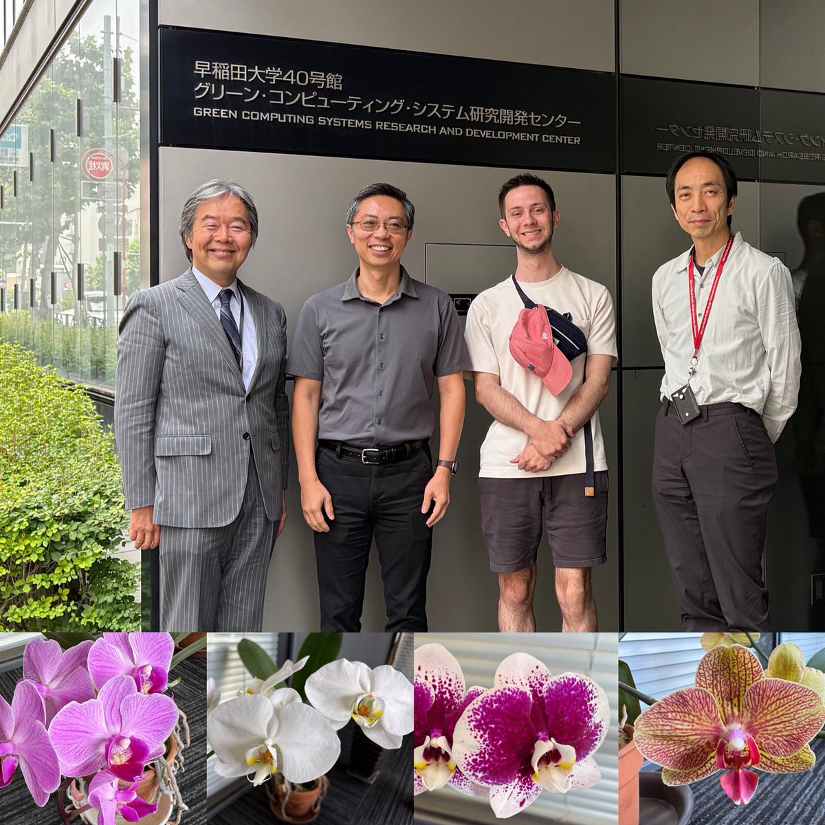 HironoriKasaha2's tweet photo. Welcome Prof. Yan Solihin, U. C. Florida (ISCA’23 G Co-Chair) & Dr. Theo Demany, ENSIM (France), to Waseda U. Green Comput Center. They visited for collabo. research with Profs. Keiji Kimura (ISCA ’25 L. Op. Chair) and Hironori Kasahara (ISCA ’25 G Co-Chair). #CFU #ENSIM #waseda https://t.co/3NFqgkfCYq