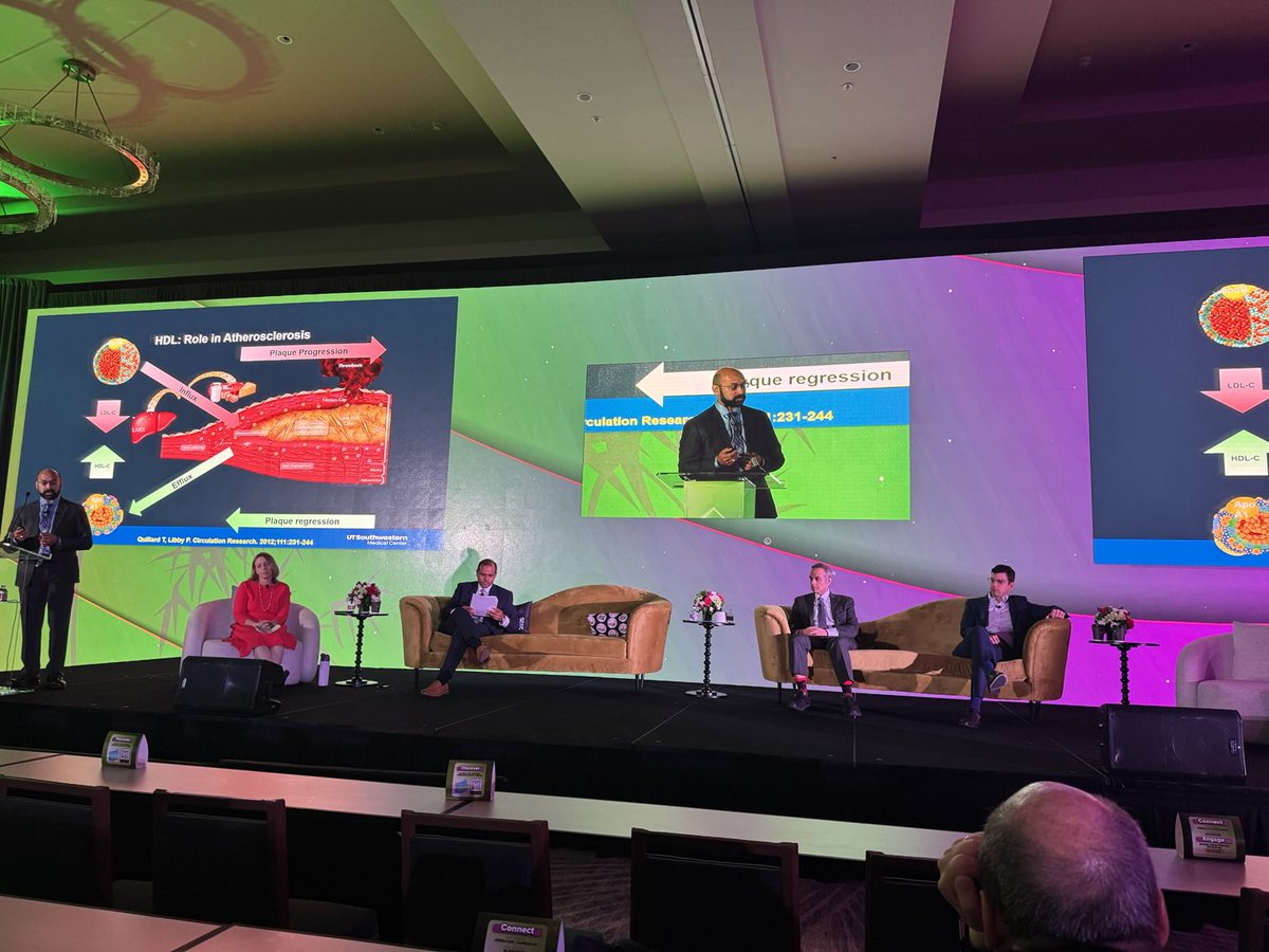 ⁦<a href="/nationallipid/">National Lipid Association</a>⁩ #NLASessions Dr. Anand Rohatgi discussing the benefits (or detriments???) of HDL