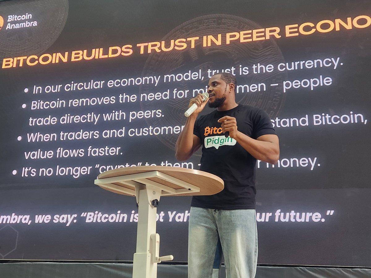 In Bitcoin:
1. You have to WORK.
2. Show you work
3. Your Proof of Work (PoW
- <a href="/kesterbils/">Kester Ejikeme⚡</a>

#Bitkwa #AfricaBitcoinDayKWARA #ABDKWARA