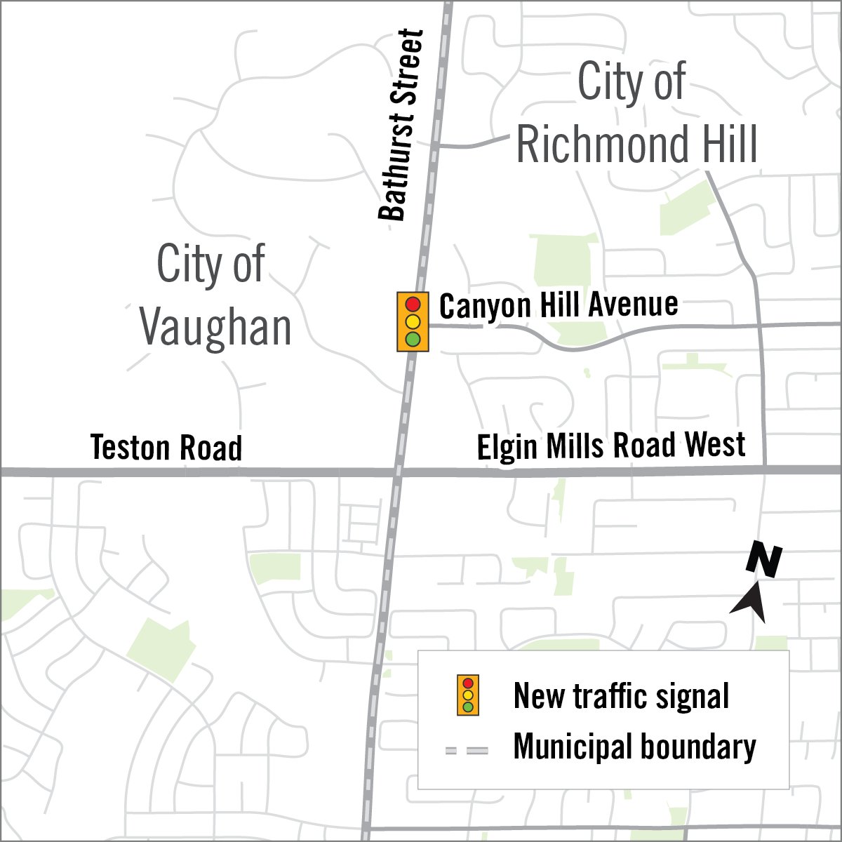 York Region (@yorkregiongovt) on Twitter photo 🚧 York Region is installing new traffic signals at Bathurst St and Canyon Hill Ave <a href="/myRichmondHill/">myrichmondhill</a> <a href="/City_of_Vaughan/">City of Vaughan</a>. Work starts in June and is anticipated to finish in September. Lane restrictions are required Mon-Fri, 9:30am to 3:30pm. Info: york.ca/RoadConstructi… #onYRRoads 🚧 York Region is installing new traffic signals at Bathurst St and Canyon Hill Ave <a href="/myRichmondHill/">myrichmondhill</a> <a href="/City_of_Vaughan/">City of Vaughan</a>. Work starts in June and is anticipated to finish in September. Lane restrictions are required Mon-Fri, 9:30am to 3:30pm. Info: york.ca/RoadConstructi… #onYRRoads