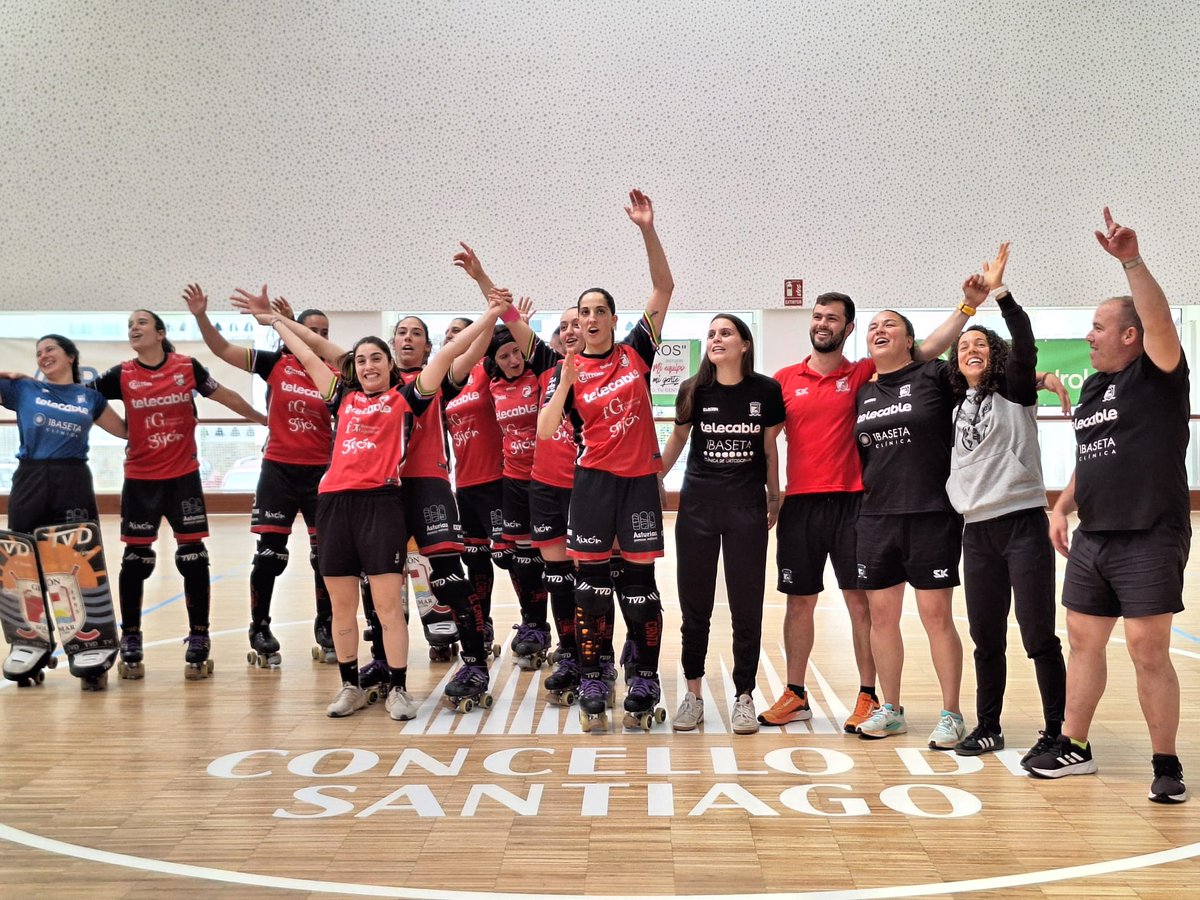 gijonhc's tweet image. Imágenes tras proclamarnos campeonas de la #OKLiga Iberdrola 
@TurismoAsturias 
#ParaísoNatural
#miequipomigente