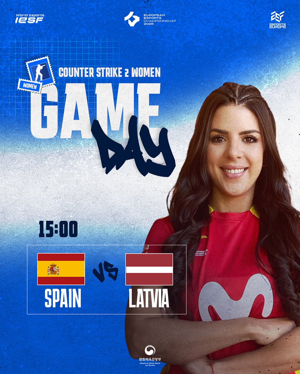 And here we go with Spain vs Latvia!

Join our Twitch channel: twitch.tv/iesf_cs

#IESF x #EEC25