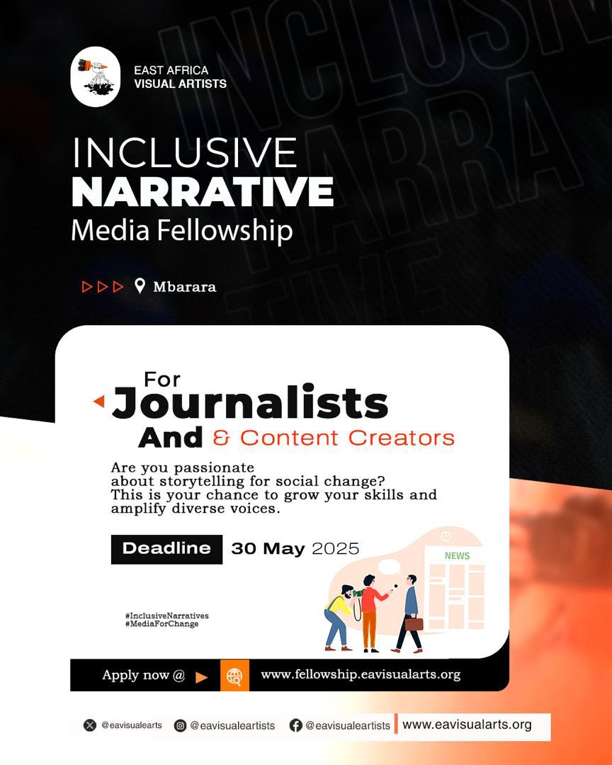 🚨 Applications for the Inclusive Narrative Media Fellowship in Mbarara officially closed yesterday.

Thank you to everyone who applied. We’ll be sending out notifications and training dates very soon. Stay tuned!

#MediaForChange #InclusiveMedia