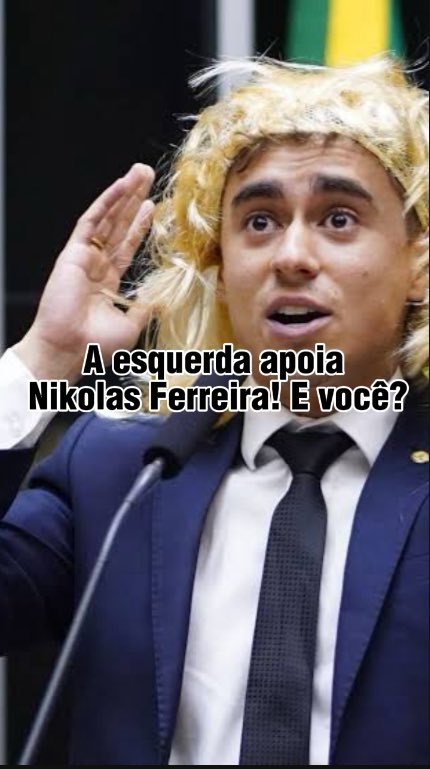 joaocezar1965's tweet photo. Neste vídeo, faço um anúncio importante: eu e a esquerda passamos a apoiar o deputado federal Nikolas Ferreira. O cientista político Johnny Alf assina embaixo, pois o inesperado fez mesmo uma surpresa. Nosso lema agora será “Nikolas tem razão!” E você? Está do nosso lado? https://t.co/XLARnJF9qc