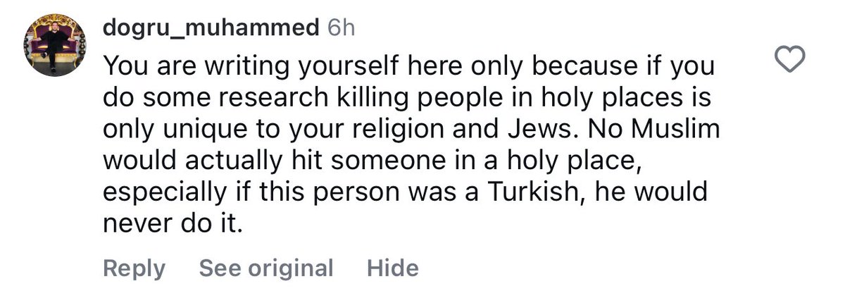 I had someone make this “argument” that the Hagia Sophia wasn’t sacked in 1453…

The evidence?

Muslims just can’t do that, and neither can Turks. They aren’t capable of it! Only everyone else can do bad things I guess. It’s not the first or last time I’ll see this racism sadly.