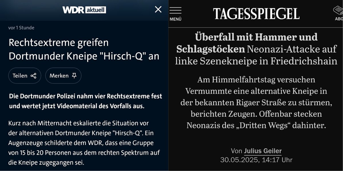 Nazis fühlen sich wieder viel zu sicher. Das ist das Ergebnis der andauernden Verharmlosung und Normalisierung.