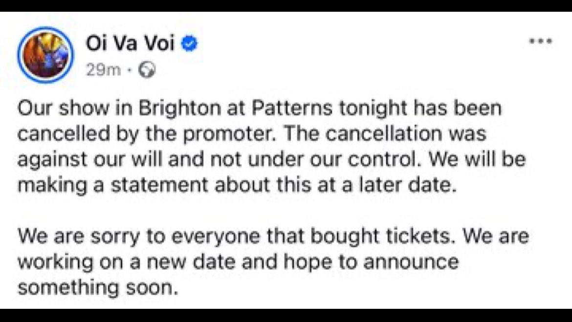 A British Jewish band has been cancelled for the second time because they have an Israeli singer. 
We are seeing the wanton boycotting of Jews in the arts world. 
Where are the artists - who were so loud to speak up for terrorist larpers Kneecap - standing up for them?
They won’t