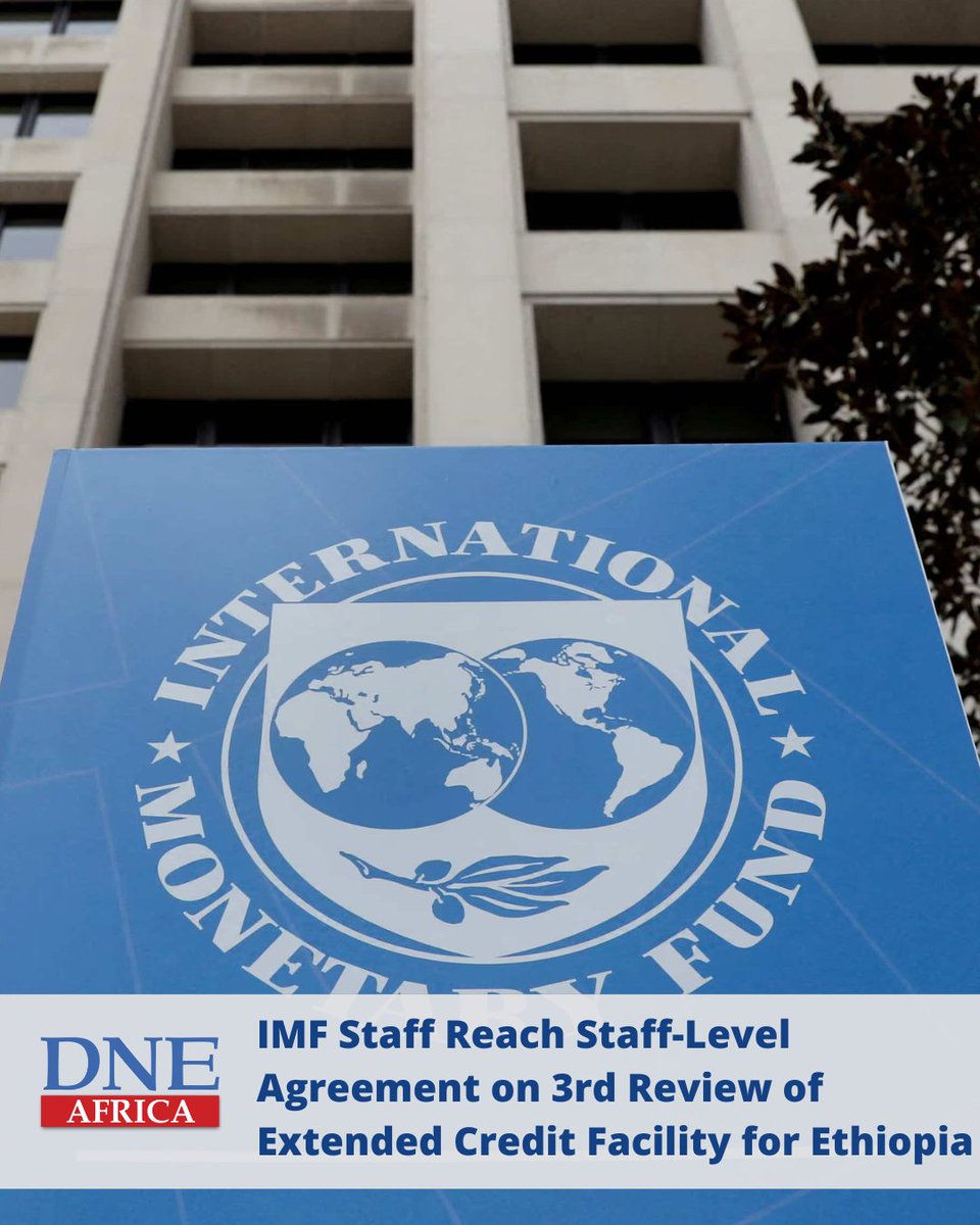 IMF Staff Reach Staff-Level Agreement on 3rd Review of Extended Credit Facility for Ethiopia

Read more: shorturl.at/mdVVT