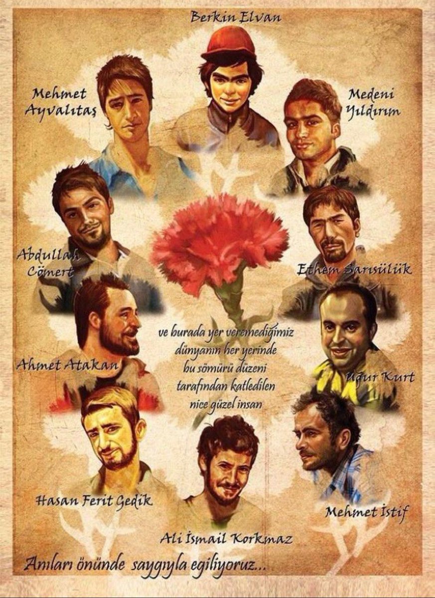 Meryemce_34's tweet photo. "Çiçek gibi çocuklara kıydınız, bahçeleriniz bahar görmesin"
#BerkinElvan 
#AliİsmailKorkmaz 
#EthemSarısülük 
#MedeniYıldırım 
#AhmetAtakan 
#MehmetAyvalıtaş 
#AbdullahCömert 
#HasanFeritGedik
#Gezi12yaşında https://t.co/herzg5U2Qg