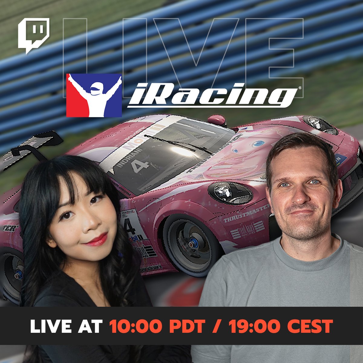 Porsche Cup action coming in hot! 🏁 <a href="/elzindriani/">E L Z</a> and <a href="/MichelOverTake/">Michel | OverTake</a> are hitting the track at Watkins Glen. Tune in live at 10:00 PDT / 19:00 CEST on Twitch to watch! 🏎️💨

🔴 twitch.tv/overtake_gg

#simracing