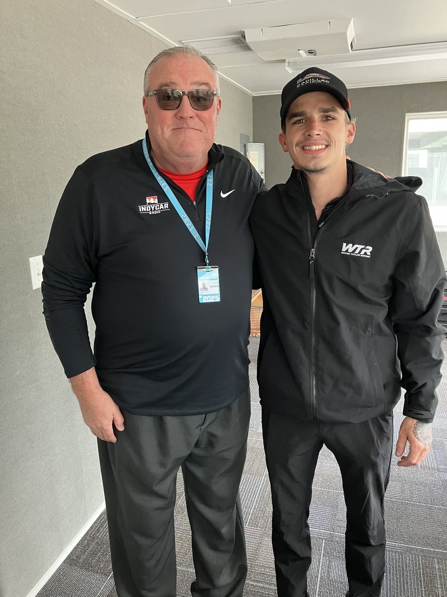MonroviaNews's tweet photo. Another MHS grad doing well!! @MaisonHadley is a mechanic with Wayne Taylor Racing. He and @JaynesMar had a reunion @detroitgp 
#AlwaysABulldog https://t.co/3dZh58Dn37