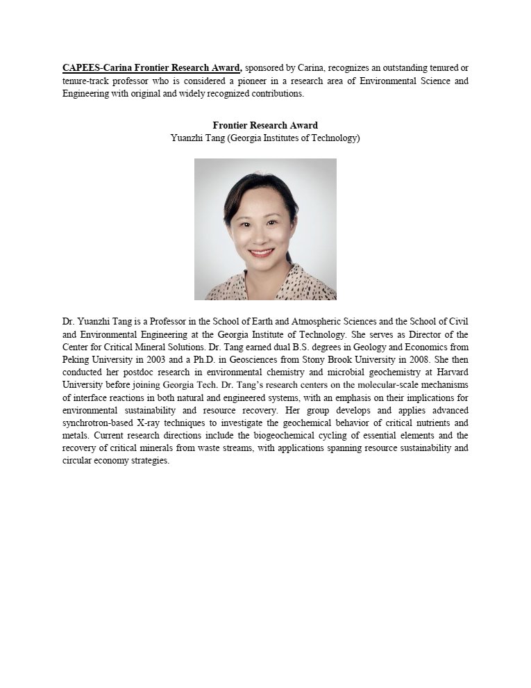 CAPEES (Chinese-American Prof. Env. Eng. Sci.) tweet media