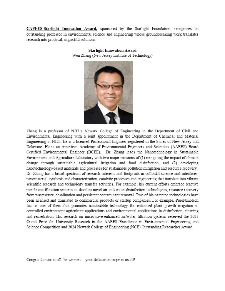 CAPEES (Chinese-American Prof. Env. Eng. Sci.) tweet media