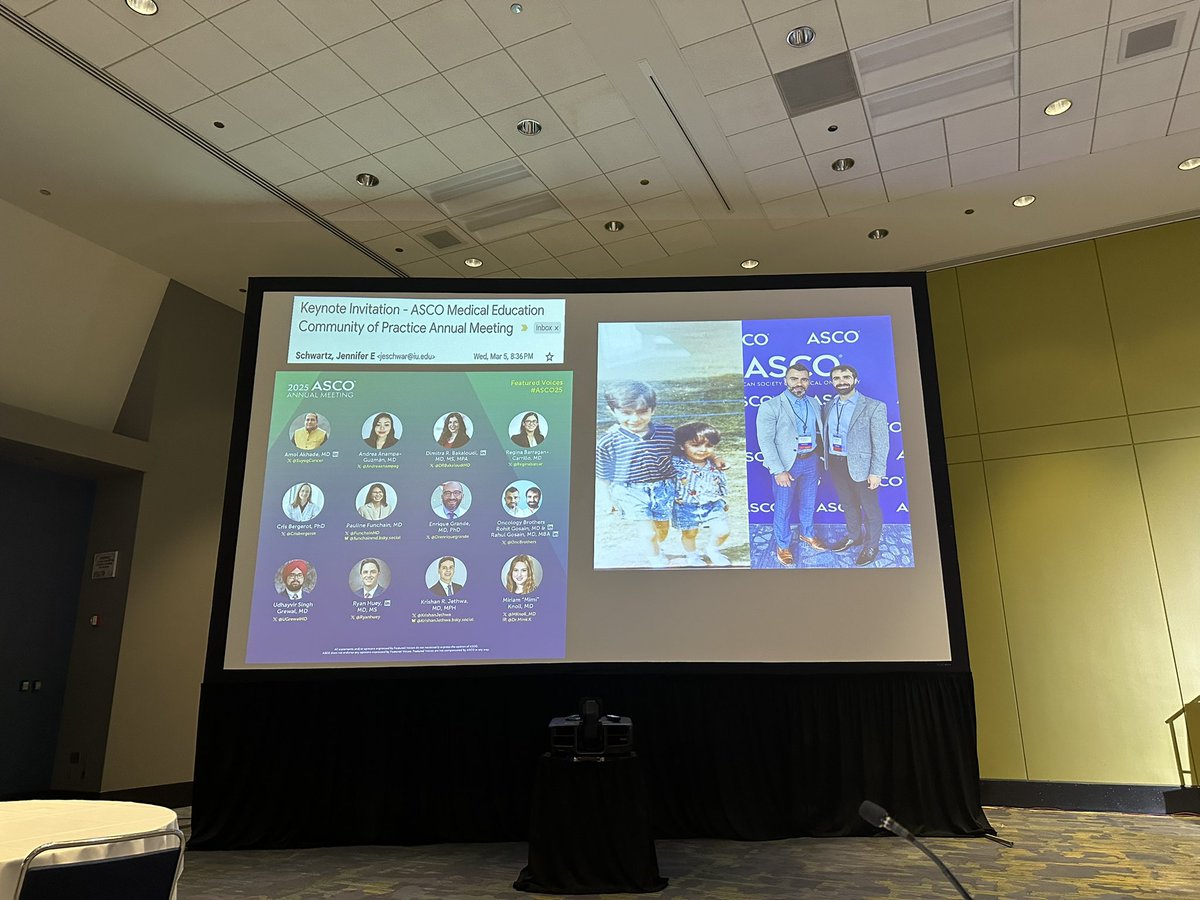 Jasmine Kamboj, MD, FASCO (@jasminekambojmd) on Twitter photo “Goal w <a href="/OncBrothers/">Oncology Brothers</a> is to bridge the gap between academic updates VS community oncology..”
Thanks to Drs Rahul and Rohit Gosain for keeping us posted - we are so thankful and proud of the work you do!!
Their talk is going on Now in S103. Also, on stage are the amazing “Goal w <a href="/OncBrothers/">Oncology Brothers</a> is to bridge the gap between academic updates VS community oncology..”
Thanks to Drs Rahul and Rohit Gosain for keeping us posted - we are so thankful and proud of the work you do!!
Their talk is going on Now in S103. Also, on stage are the amazing
