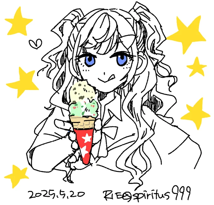 #今月描いた絵を晒そう

ノリと勢いの4枚
シイコさんとアップルパイ絵がふるえるほどにたくさんの人に♡やRTをいただいて、文字通りの「旬の力」を思い知りました 