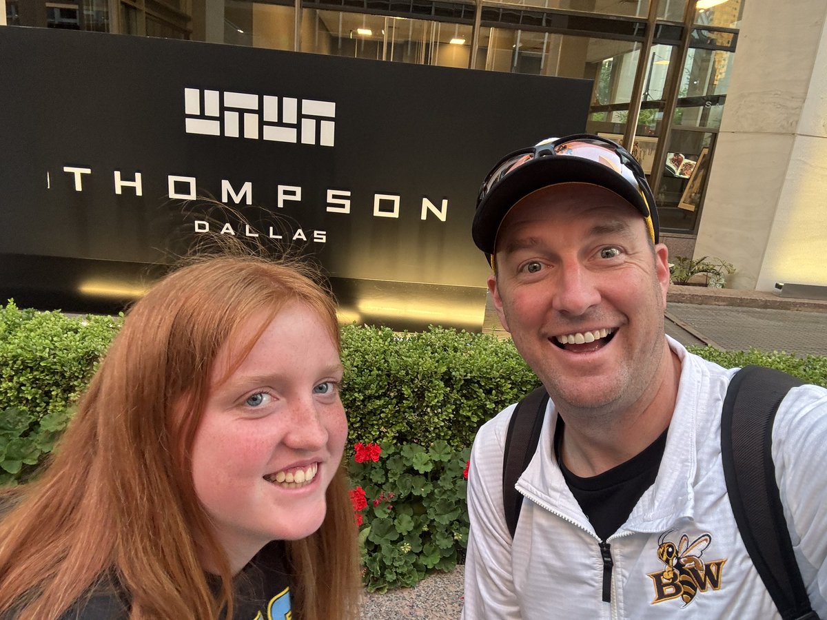 Steve Thompson (@bwathleticsad) on Twitter photo Little daddy/daughter trip to catch some <a href="/WNBA/">WNBA</a> action as the <a href="/DallasWings/">Dallas Wings</a> led by <a href="/BWalumni/">Baldwin Wallace Alumni</a> <a href="/CurtMillerWBB/">Curt Miller</a> take on <a href="/chicagosky/">Chicago Sky</a> tonight. Only downfall we step off the plane only to find out <a href="/paigebueckers1/">Paige Bueckers</a> is in concussion protocol… #IfThereWereNoTrainersTheredBeNoInjuries Little daddy/daughter trip to catch some <a href="/WNBA/">WNBA</a> action as the <a href="/DallasWings/">Dallas Wings</a> led by <a href="/BWalumni/">Baldwin Wallace Alumni</a> <a href="/CurtMillerWBB/">Curt Miller</a> take on <a href="/chicagosky/">Chicago Sky</a> tonight. Only downfall we step off the plane only to find out <a href="/paigebueckers1/">Paige Bueckers</a> is in concussion protocol… #IfThereWereNoTrainersTheredBeNoInjuries