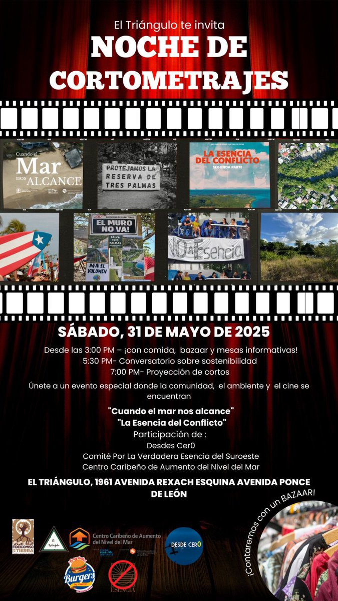 Si estás en el área metropolitana hoy se estará presentando LA ESENCIA DEL CONFLICTO en El Triángulo en Santurce. 

La actividad comienza a las 3PM con mesas informativas, comida y un bazar. Luego a las 5:30PM habrá un coversatorio y a las 7PM la presentación de los Documentales.