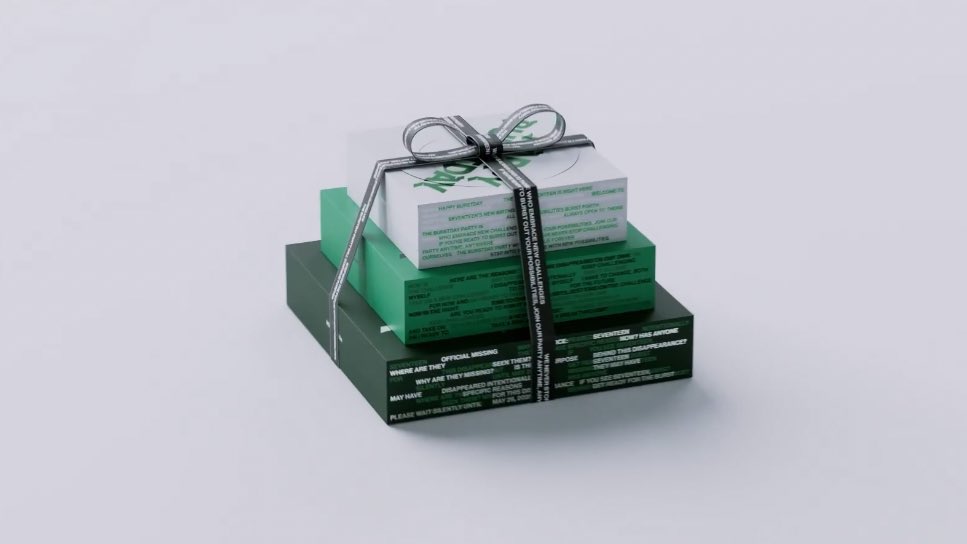 #HAPPY_BURSTDAY GIVEAWAY
sponsored by: <a href="/rainathand/">AD 🍉🍉</a>

🎁
Happy Burstday Album sealed
1 Daredevil Ver.
1 New Escape Ver.

Rules:
1. INA Carats only
2. RT+Likes this tweet
3. Drop proof voting for #SEVENTEEN #THUNDER selama periode GA berlangsung (boleh berupa thread)
4. ends 08 Juni