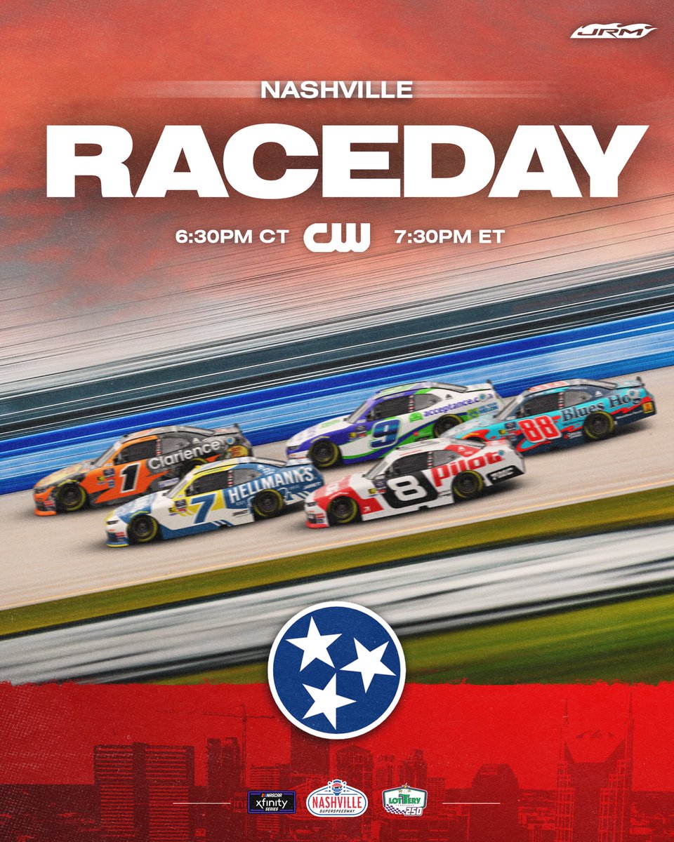 JRMotorsports's tweet image. A loud Saturday night in Nashville.