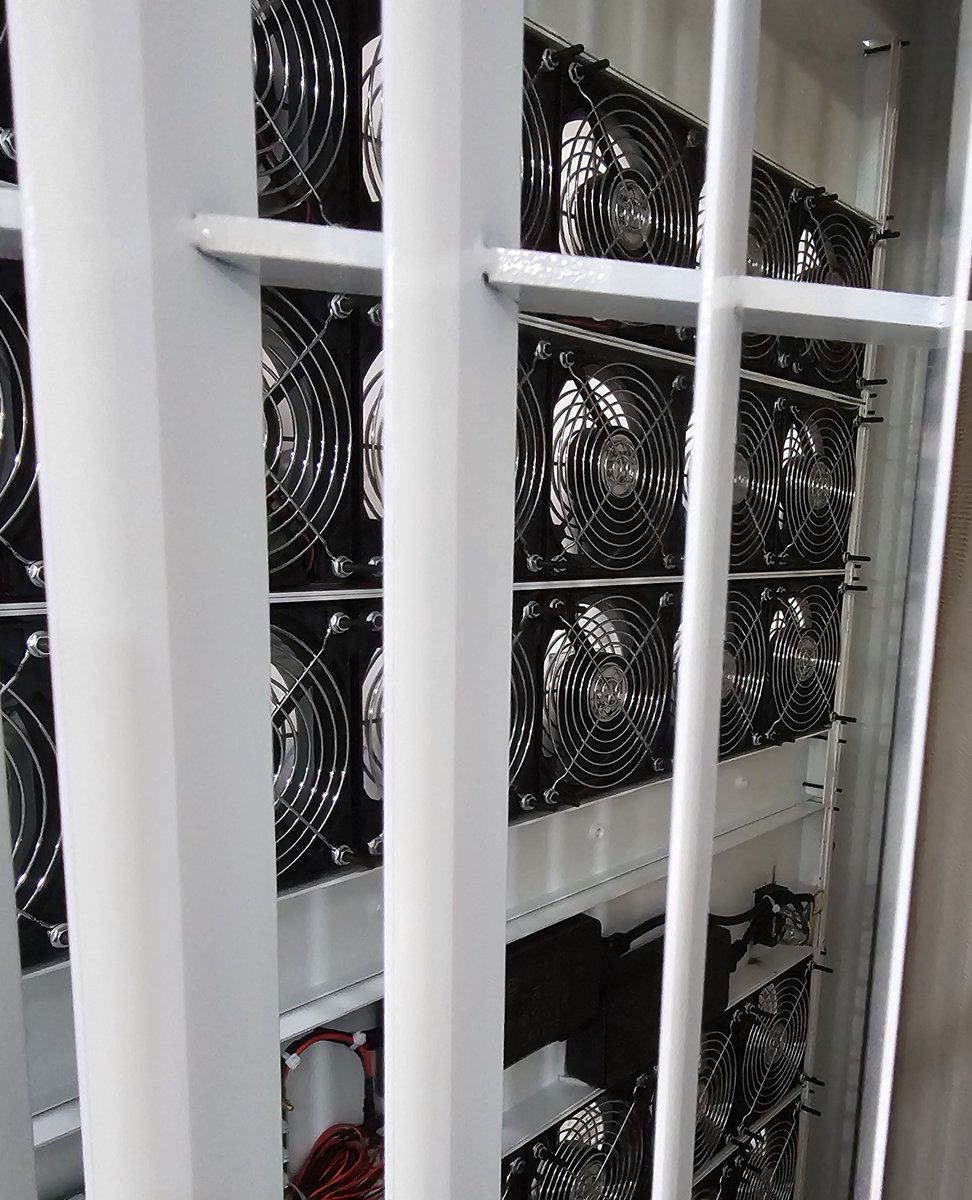 We're a fan of clean air! 😉 And we take it seriously, too—here are some of our fans being tested for quality at one of our production facilities.