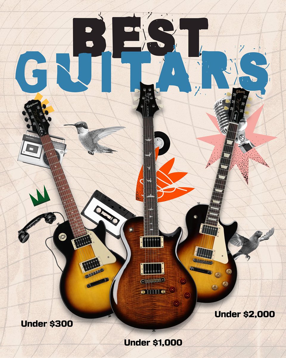 IT'S TIME TO SHRED! Oh wait... are you looking for a new guitar to spice things up? Check out these stellar pieces! Whether your just starting out or have put in your 10,000 hours, we got a guitar for all stages in the journey.

Get your newest axe at AMS: brnw.ch/21wT3Po