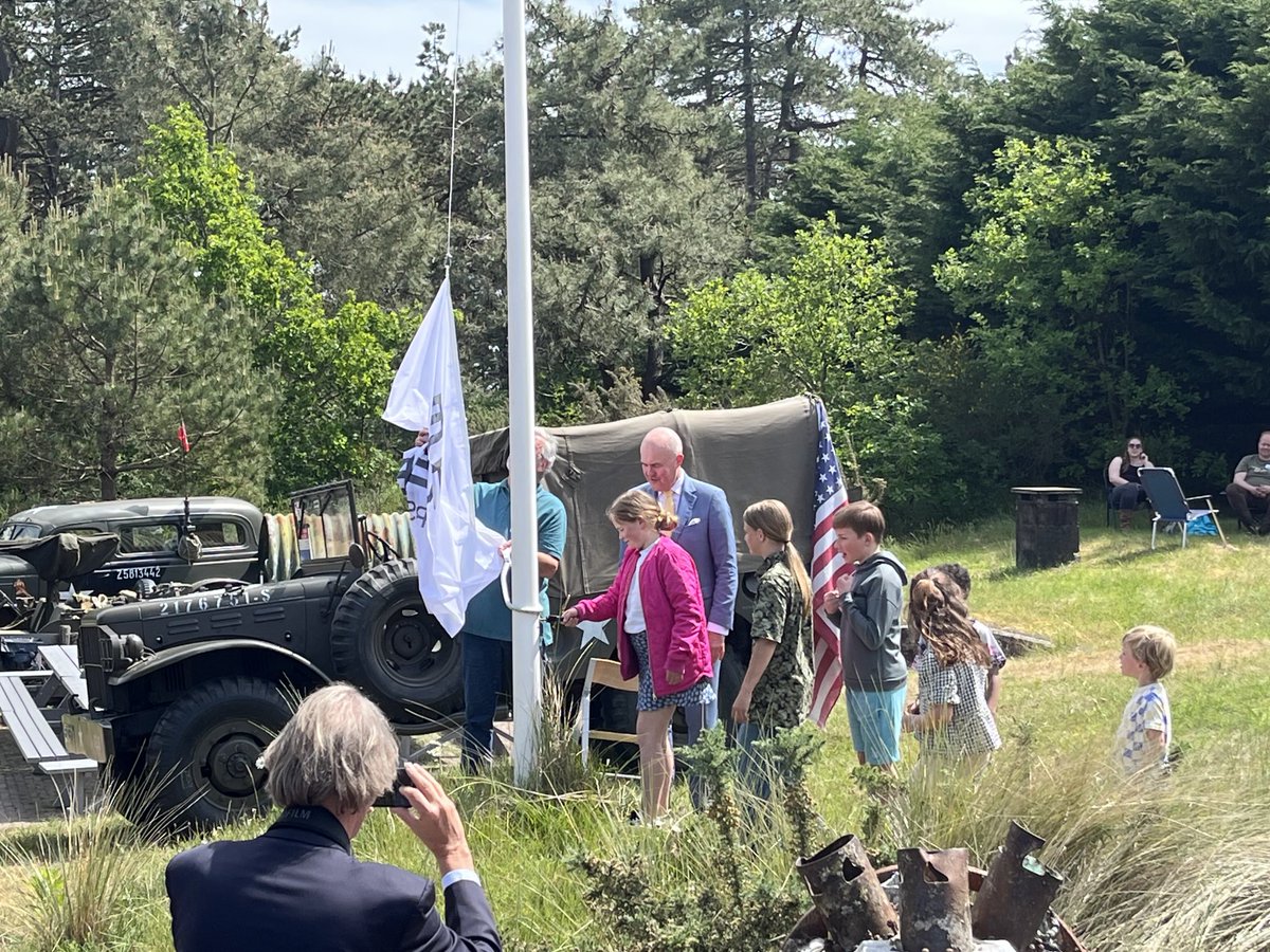 Opening bezoekerscentrum bunkerstelling Tiger #Terschelling  ⁦<a href="/cdkfryslan/">CdK Brok</a>⁩