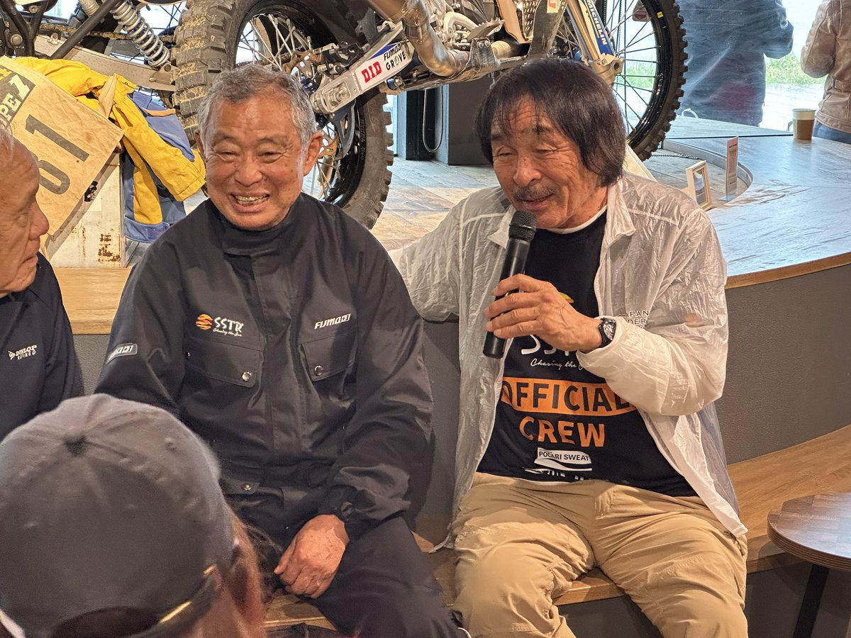 s_taroo's tweet image. Arrivée: 467,0km/31pts 神奈川〜富山までは何とか持ったけど石川県に入ったら土砂降り☔️そんな中でも無事日没より3時間以上前にゴールしました！しかし3年ぶり3回目の #SSTR は今までで一番疲れた…
でも千里浜で風間さんと賀曽利さんに会えたので元気をもらいました！
#crf250rally #sstr #sstr2025