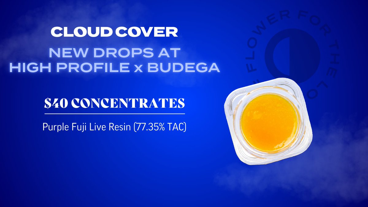 cloudcoverusa's tweet image. 🚨 Massachusetts, we got $40 Live Resin pucks at @highprofileusa in Boston! New Purple Fuji has dropped, testing at 77.35% TAC
🛒 Shop here: bit.ly/43AEcAS
#cloudcover #massachusetts #fortheloveofflower #concentrates #cannabisculture #cannabis #marijuana #weed