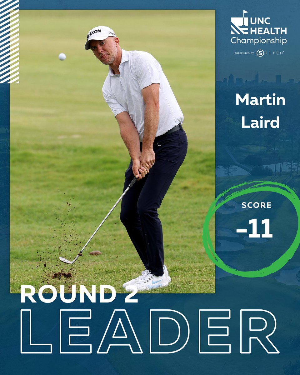 UNC HEALTH Championship (@unchealthchamp) on Twitter photo Martin Laird heads into the weekend with a one-shot lead after shooting a 65 (-5) in round 2.
With a sunny Saturday forecast and 9 players within 6 shots come join the excitement <a href="/RaleighCC/">Raleigh Country Club</a>. Martin Laird heads into the weekend with a one-shot lead after shooting a 65 (-5) in round 2.
With a sunny Saturday forecast and 9 players within 6 shots come join the excitement <a href="/RaleighCC/">Raleigh Country Club</a>.