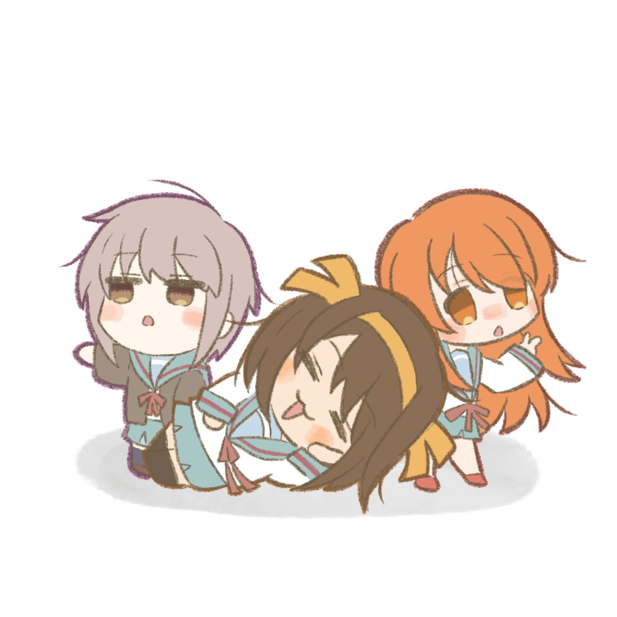 ryuinosu_'s tweet image. かわいいデフォルメたくさん

#今月描いた絵を晒そう #涼宮ハルヒの憂鬱 #らきすた