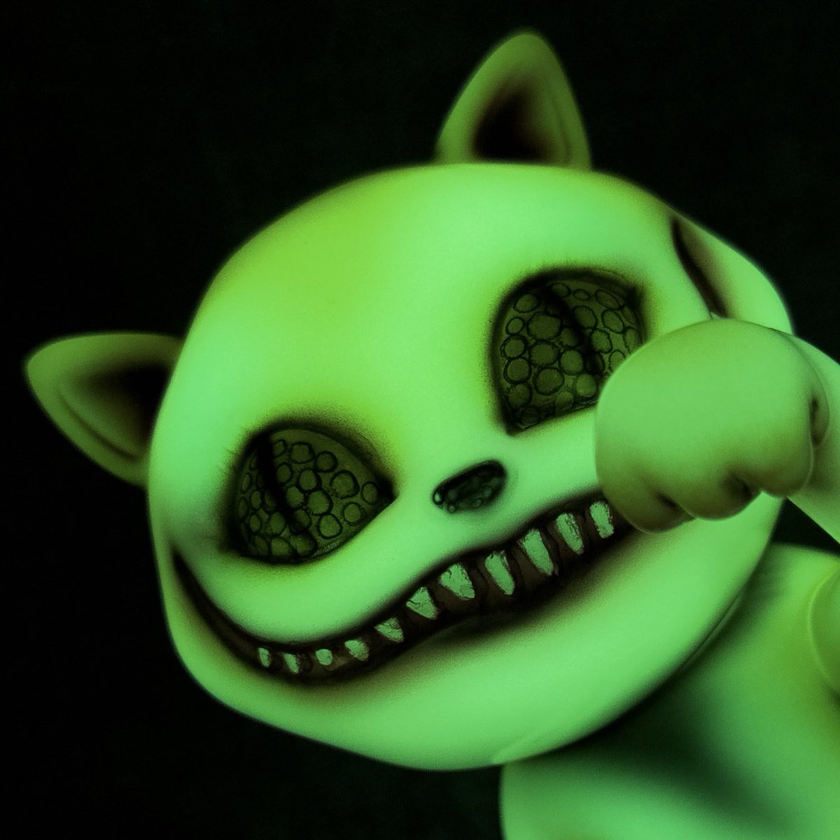 かっこわらい雑貨店 除々神様 二期 蓄光 ソフビ かっこわらい雑貨店