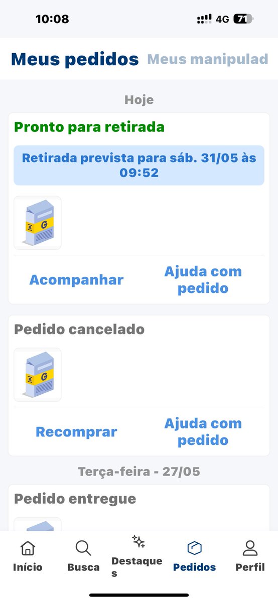 wesley_stx's tweet photo. Meu pedido era pra estar no locker 9:52.  São 10:08 e eu tô aqui olhando ele no balcão da farmácia e esperando alguém me atender.  Essa Araújo é surreal https://t.co/9bwEww3bzM