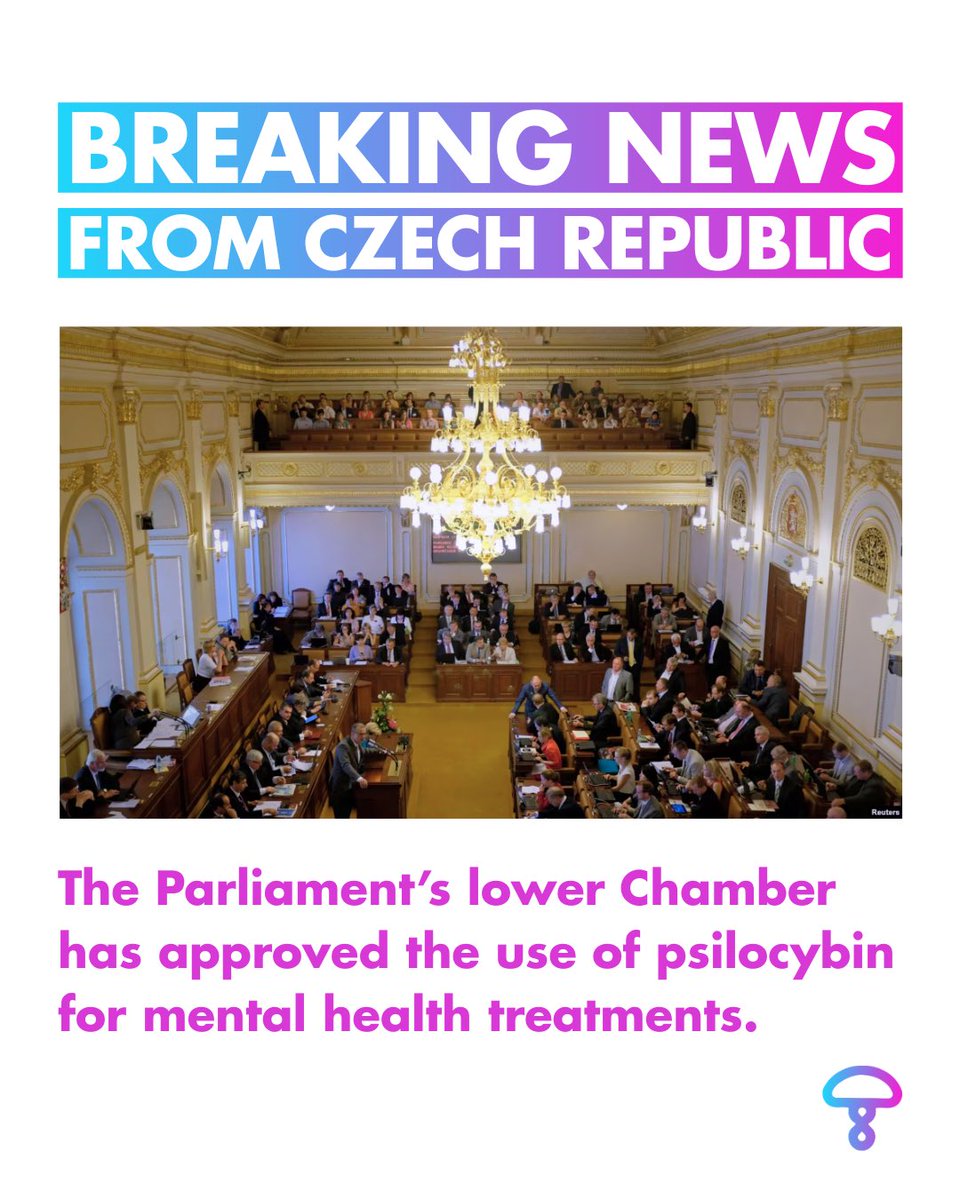🇨🇿 Czech Chamber of Deputies approved psilocybin for mental health treatments! Awaiting Senate approval, we can encourage 🇪🇺 institutions to embrace this evidence-based approach and walk alongside the Czech Republic in this journey of healing and hope:
eci.ec.europa.eu/050/public/