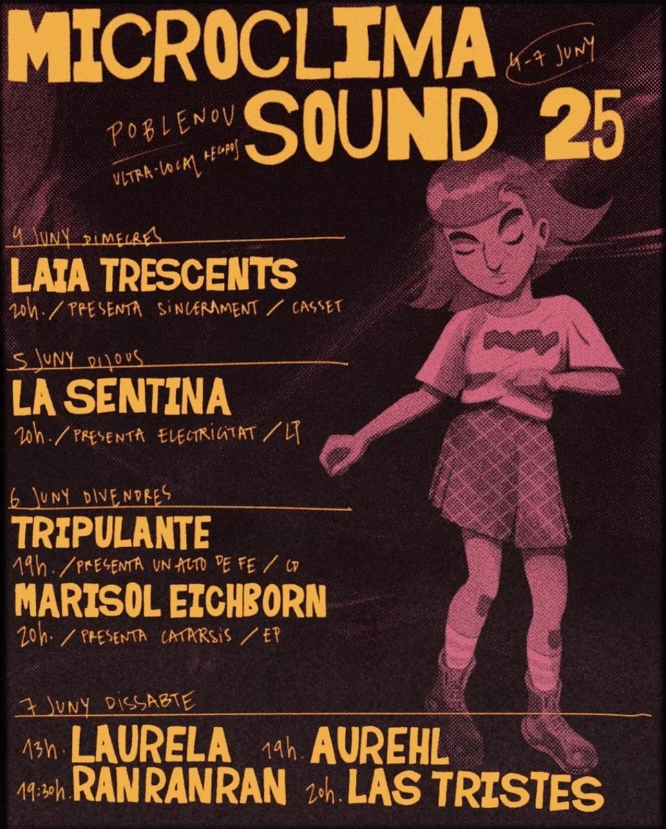 Si estás por BCN el próximo viernes 6. Showcase del nuevo disco en <a href="/ultralocalrec/">Ultra-Local Records</a> a las 19h. #microclimasound #unactodefe