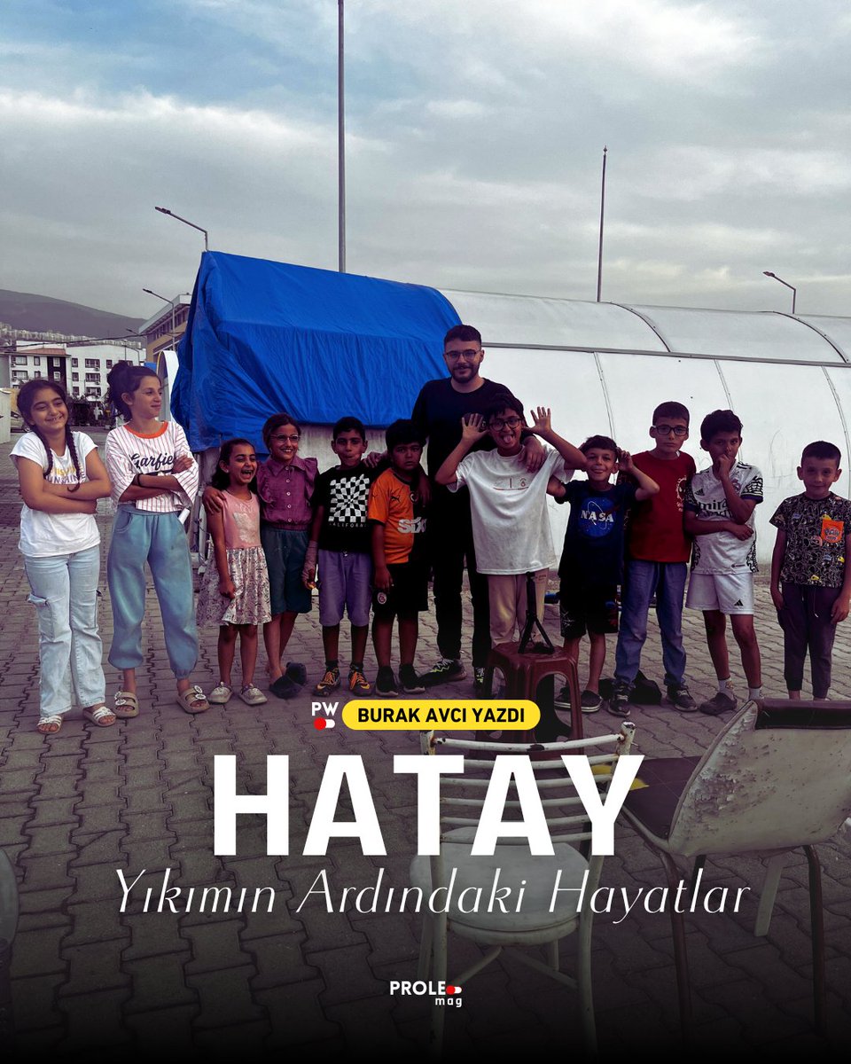 ✍️ Burak Avcı yazdı...
🟥Hatay’da Bir Haftalık Tanıklık: Yıkımın Ardındaki Hayatlar | Yazının tamamı için aşağıdaki linke tıklayın.

prolewrite.substack.com/p/hatayda-bir-…