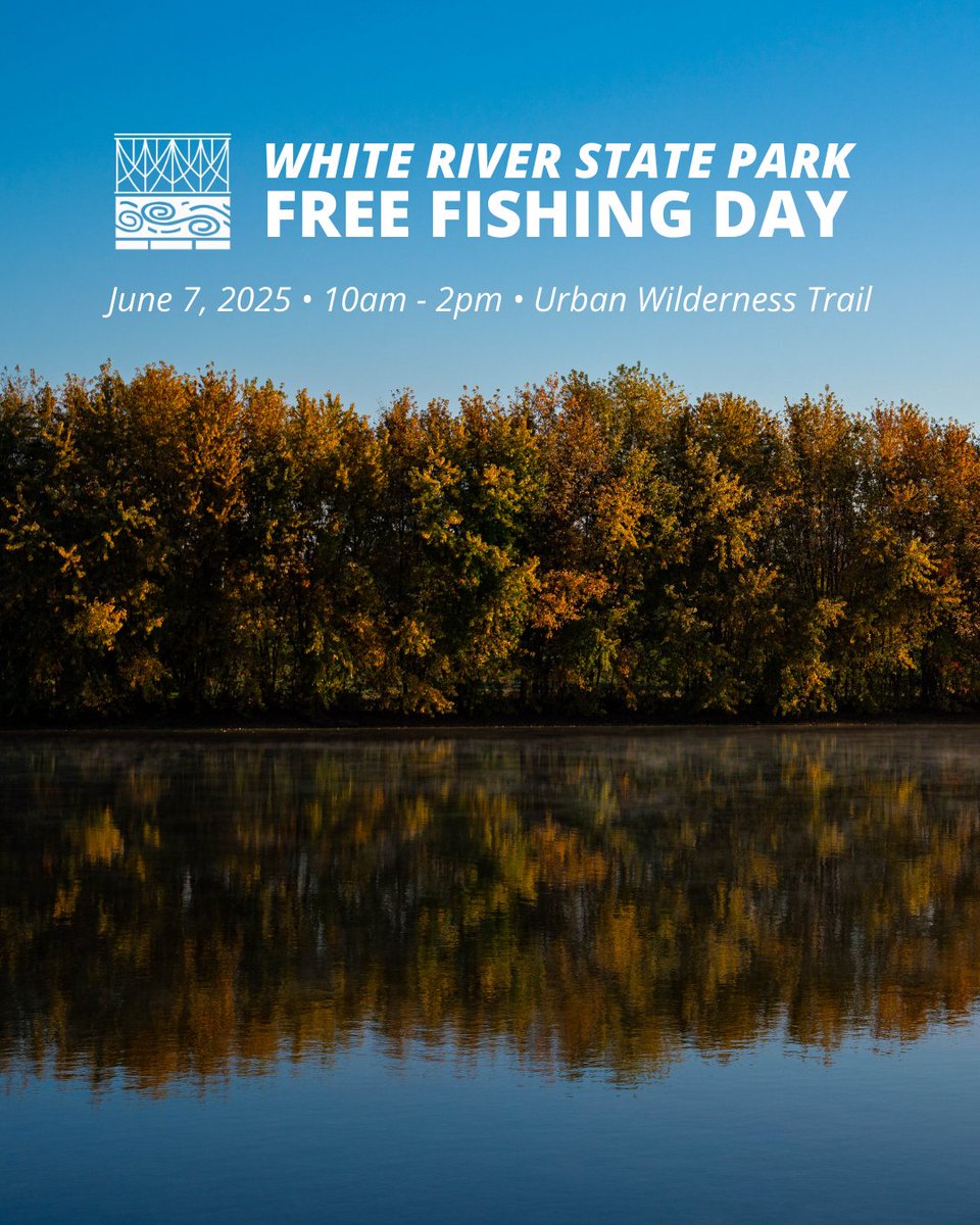 Let's go fishing! Join us for Free Fishing Day!

On <a href="/INdnrnews/">Indiana DNR</a> Free Fishing Days, Indiana residents do not need a fishing license to fish the state's public waters. 

📍 Urban Wilderness Trail
📅 June 7 10am-2pm
🎫 Free | Sign up at wrsp.in/FreeFishing2025