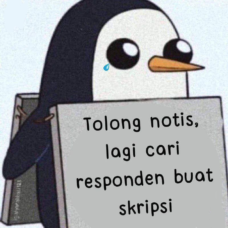 withmynight's tweet photo. Cari responden susah banget woy, kenapa ya kemarin mau ambil responden pengguna paylater 😭

#skripsi #kuesioner #barterkuesioner https://t.co/IA5WKDno0w