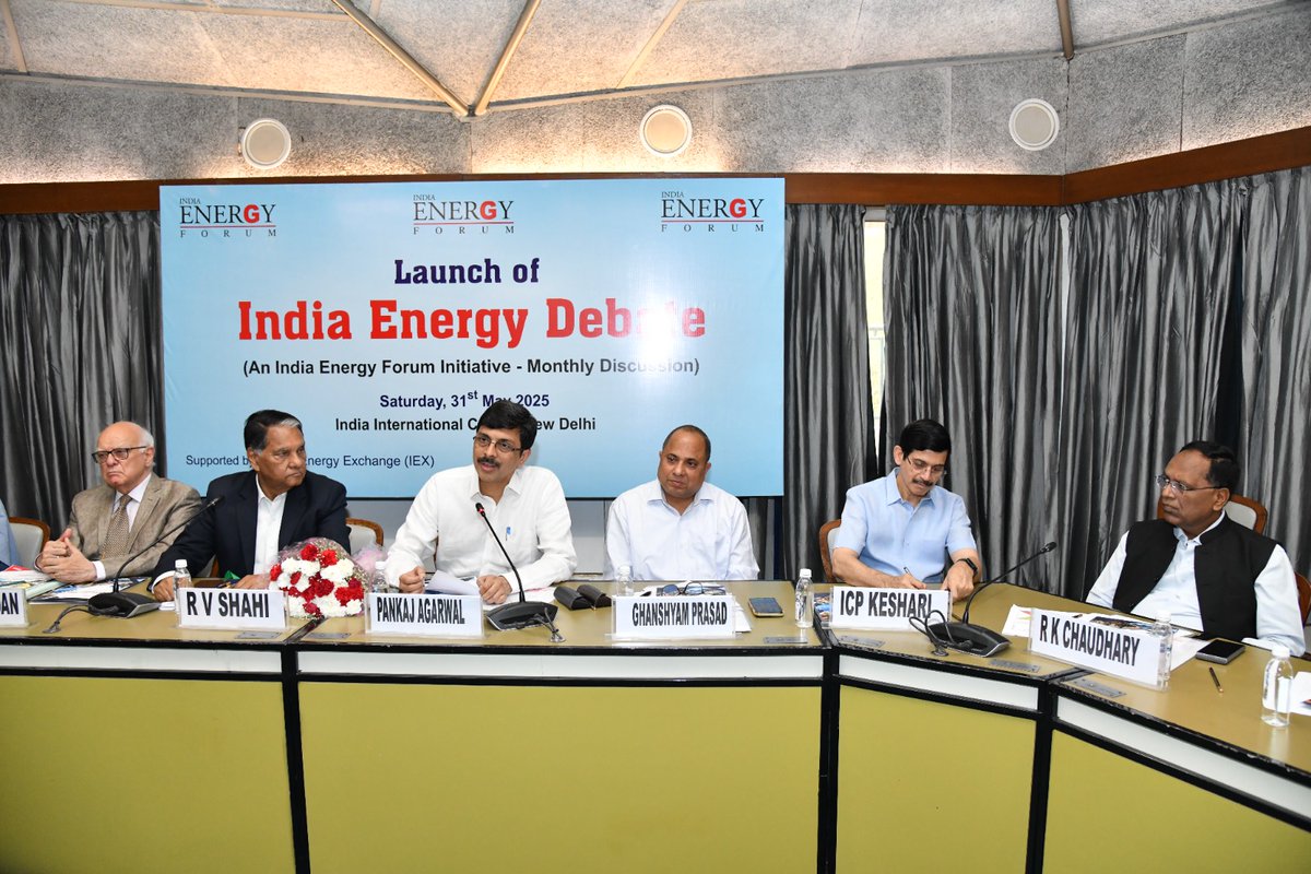 Shri R.K. Chaudhary, CMD, NHPC took part in Panel Discussion on “Developing Hydro Projects in North East: Opportunities, Challenges and Way Forward' organized by India Energy Forum at India International Centre at New Delhi on 31.05.2025. The panel consisted of eminent members as