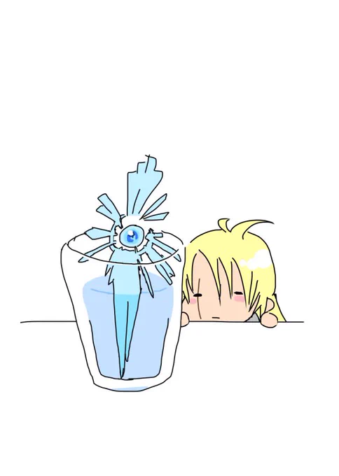 #原作の隣に自分の絵を貼る