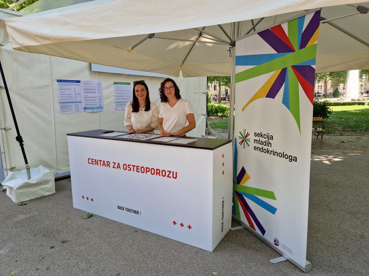 Croatian young endocrinologists (@croendoyoung) on Twitter photo 📍 We’re at Zrinjevac today for the Back Together event!
🦴 Join us to talk about osteoporosis, prevention, treatment, and the importance of physical activity for bone health.
<a href="/mirjana__dukic/">Mirjana Đukić</a> <a href="/PMelis11215/">Petra Meliš</a> <a href="/anja_barac/">Anja Barač Nekić</a> <a href="/beck/">Beck</a> <a href="/NatkoBeck/">Beckinsight ☢️</a> 📍 We’re at Zrinjevac today for the Back Together event!
🦴 Join us to talk about osteoporosis, prevention, treatment, and the importance of physical activity for bone health.
<a href="/mirjana__dukic/">Mirjana Đukić</a> <a href="/PMelis11215/">Petra Meliš</a> <a href="/anja_barac/">Anja Barač Nekić</a> <a href="/beck/">Beck</a> <a href="/NatkoBeck/">Beckinsight ☢️</a>