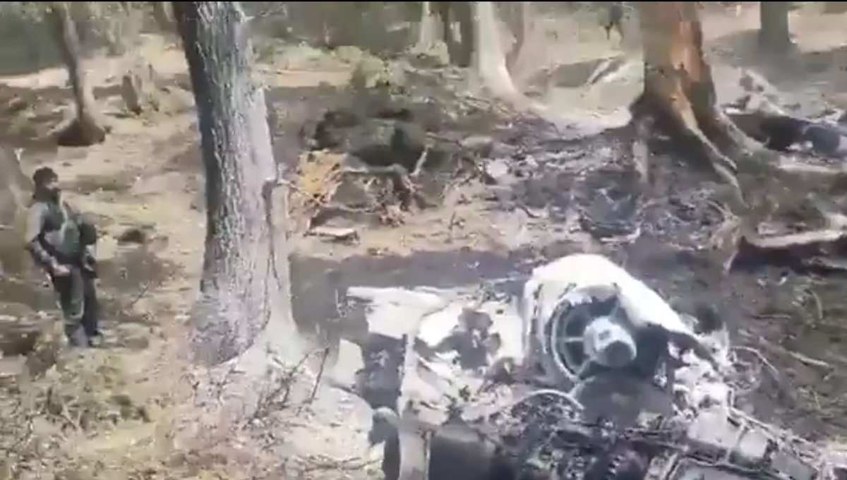 VJSWRITER's tweet image. IAF jet loss, Ramban, May 7: