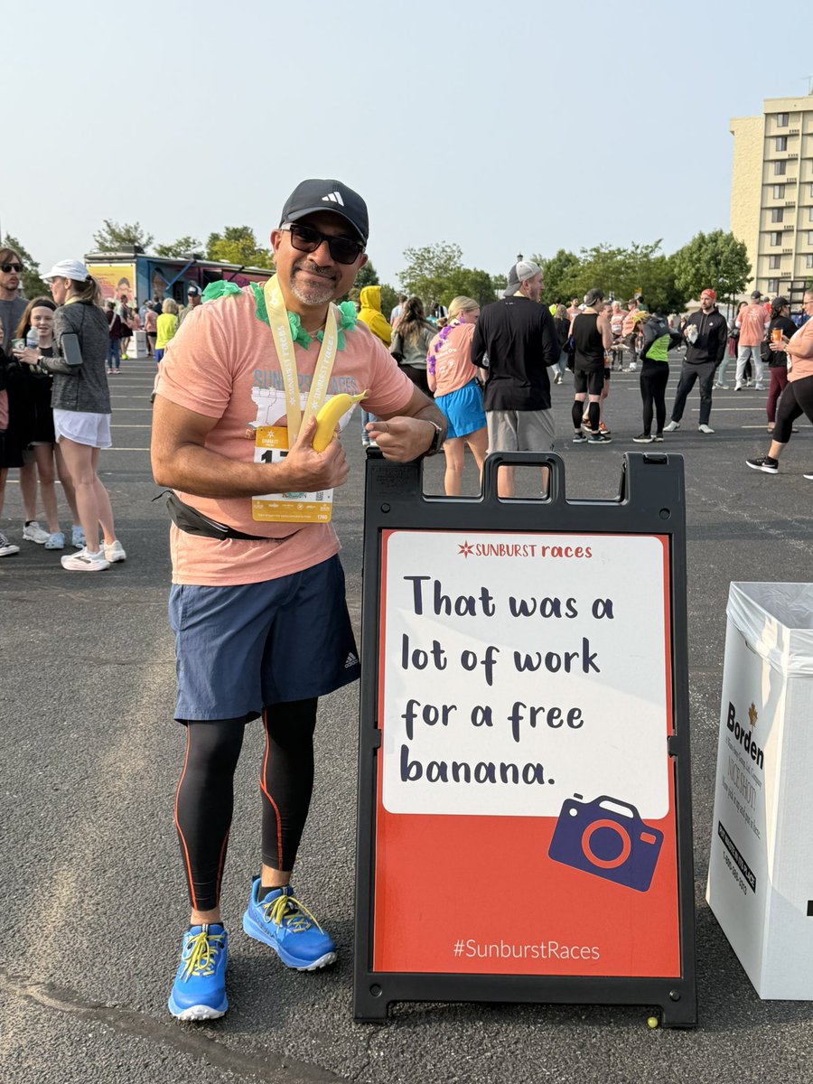 drmkmittal's tweet image. The only thing better than than running is running for a cause #sunburst @BeaconHealthSys