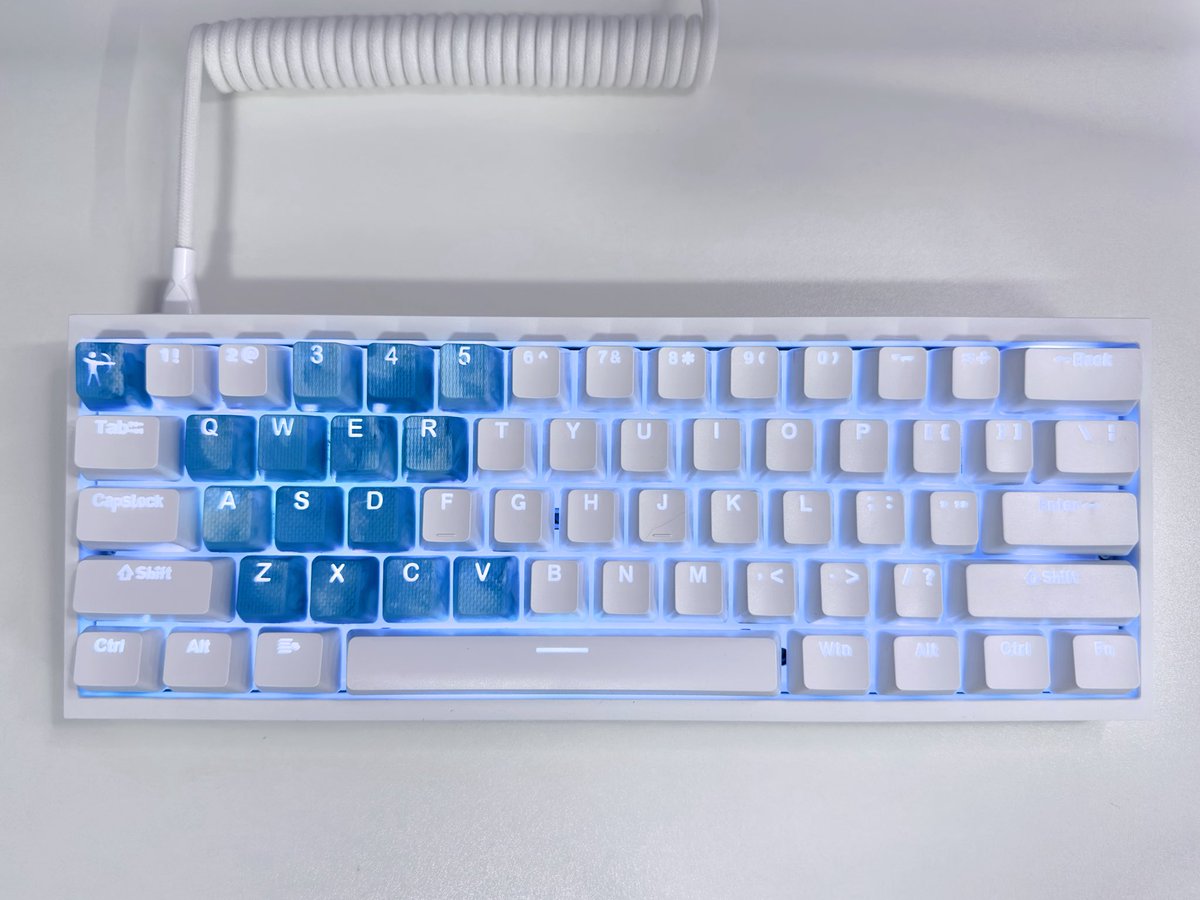 wooting カスタムした！！
すごくきれい！！