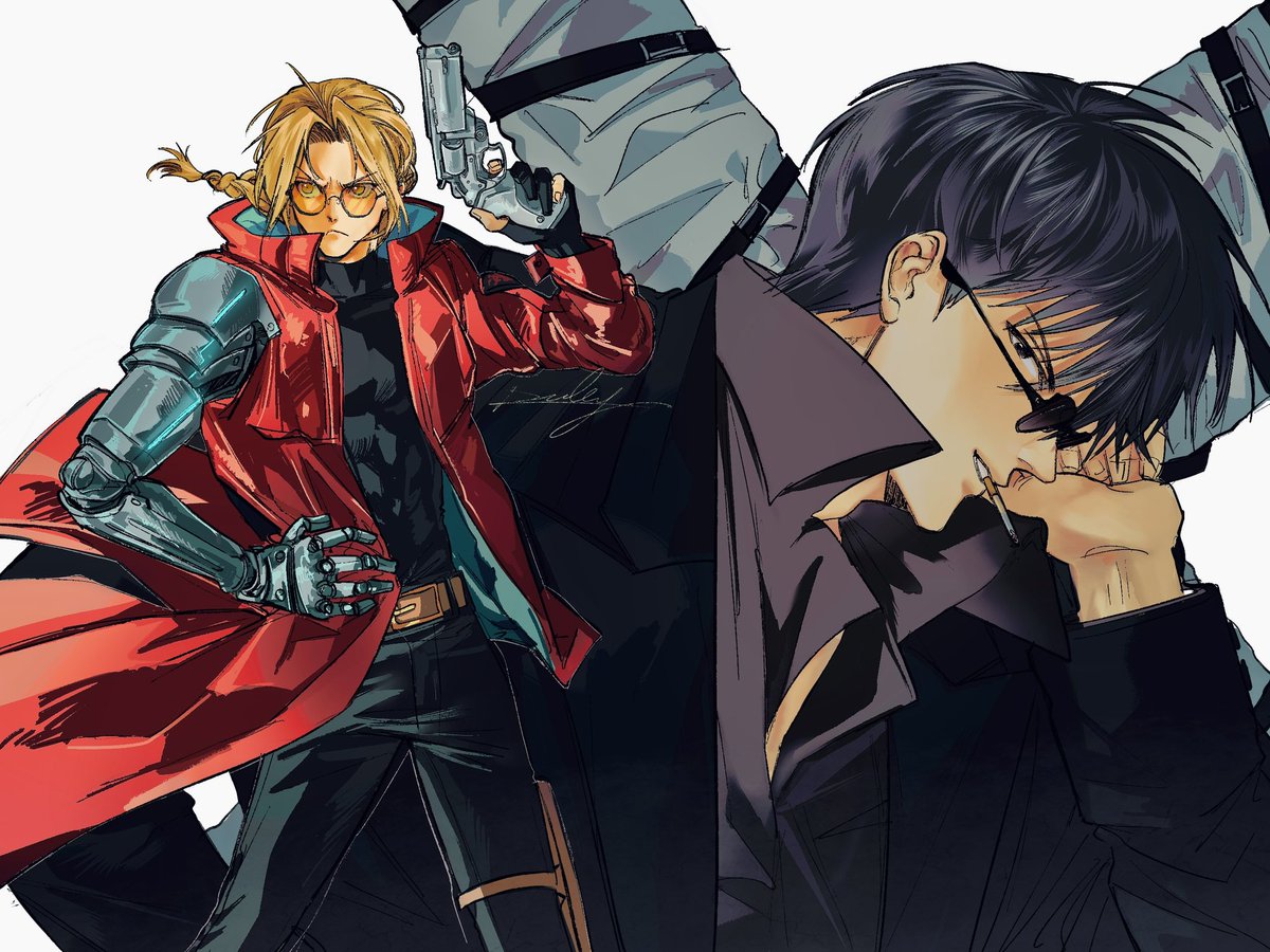 #FMA 
#ハガレン x Trigun 👕