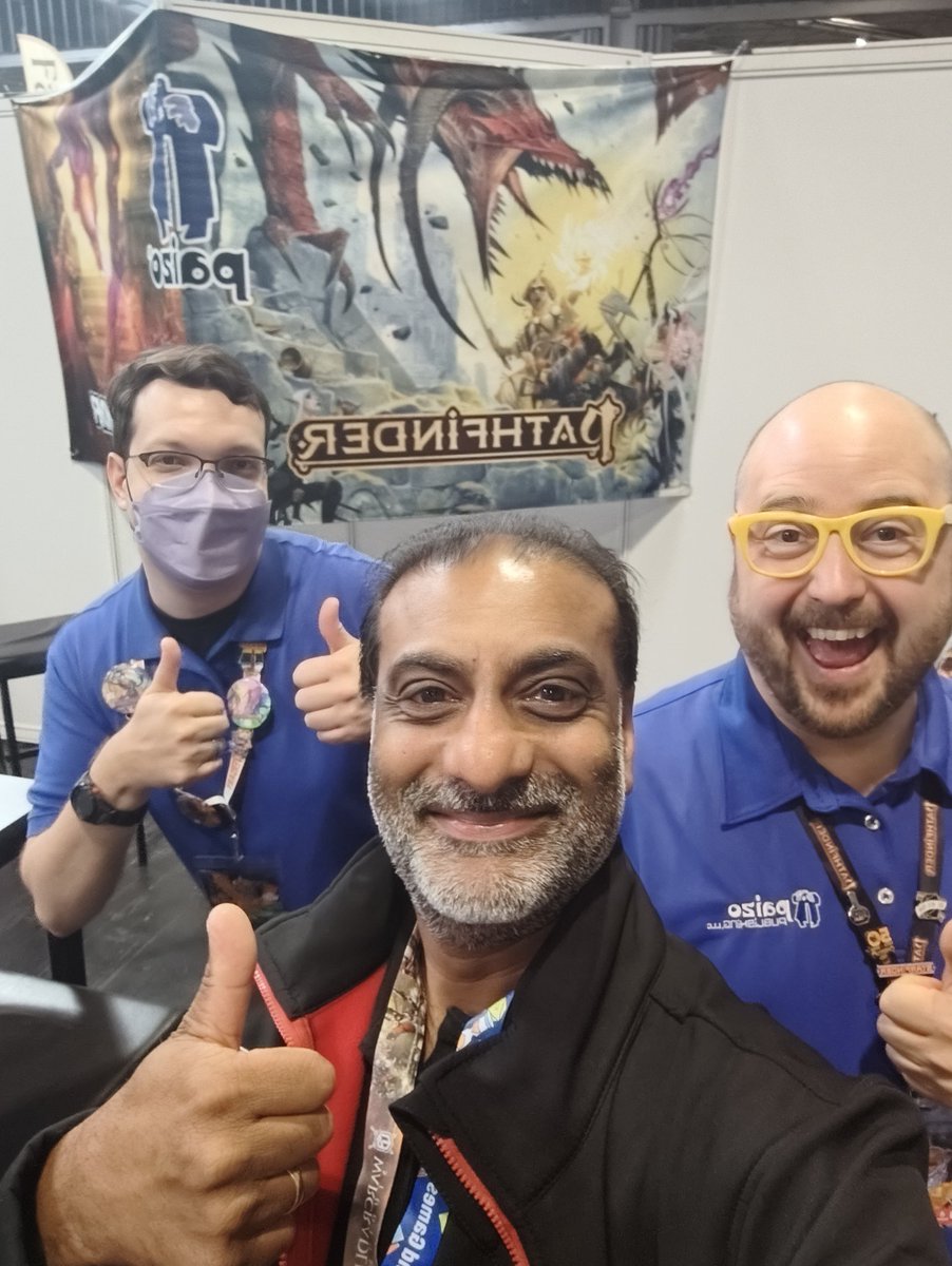 CTGCaerphilly (@ccaerphilly) on Twitter photo Awesome time at <a href="/UKGamesExpo/">UK Games Expo</a> #NEC yesterday!
Lovely chat about #pathfinder #STEM #STEAM & community engagement through #RPG play with Alex and Cosmo <a href="/paizo/">Paizo</a>
Great meeting you guys, have an awesome time at the show!
Join us for pathfinder on 21st June RPG DAY <a href="/CaerphillyLib/">Llyfrgell Caerffili π Caerphilly Library</a> Awesome time at <a href="/UKGamesExpo/">UK Games Expo</a> #NEC yesterday!
Lovely chat about #pathfinder #STEM #STEAM & community engagement through #RPG play with Alex and Cosmo <a href="/paizo/">Paizo</a>
Great meeting you guys, have an awesome time at the show!
Join us for pathfinder on 21st June RPG DAY <a href="/CaerphillyLib/">Llyfrgell Caerffili π Caerphilly Library</a>