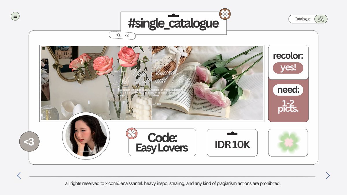 A retweet will be appreciated! ☆

Halo dearest! Aku mau minta tolong ospek beberapa anak baru aku dan set up baru punya aku! Jika design anakku kurang aman boleh langsung kabarin aku melalui DM aja ya! Terima kasih. Mohon sayangi anakku dengan baik yaaa. ♥︎

#zonauang #zonaba