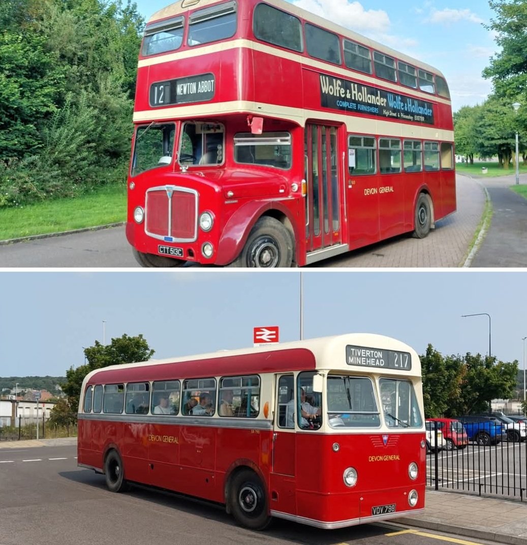 We are entering two of our buses into the Taunton Vintage Bus Day this Sunday, 1/6/25.
You will have a chance to travel on our 1965 AEC Regent V CTT 513C and our 1957 AEC Reliance VDV 798.
We hope to see you there!