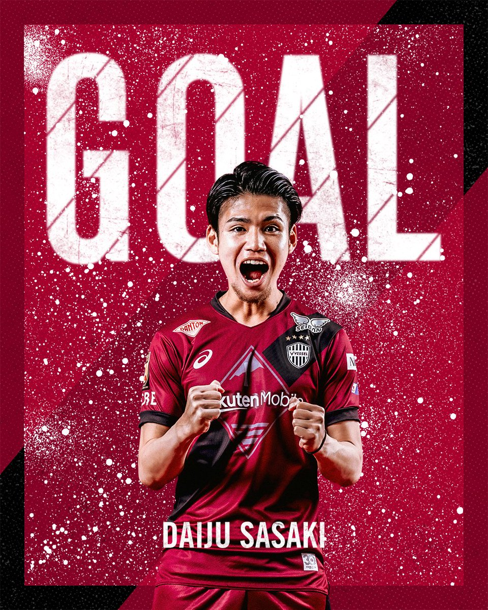 [90+6'] <a href="/daijusasaki/">佐々木 大樹/Daiju Sasaki</a>!!!

KASHIWA REYSOL 1-3 VISSEL KOBE

試合中継は <a href="/DAZN_JPN/">DAZN Japan</a> 📺
登録は⏩x.gd/aQN6Y

#visselkobe #ヴィッセル神戸 #柏神戸