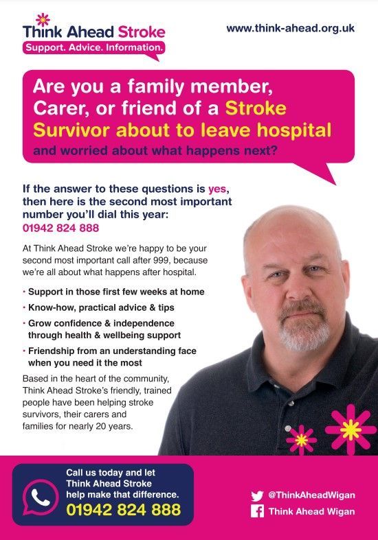 Think Ahead is committed to enhancing the lives of stroke survivors, carers, and their families, by offering support, advice, and friendship to rebuild health, hope, and confidence. 

As #StrokeAwarenessMonth comes to an end, please help us spread our message - Thank you 🙏❤